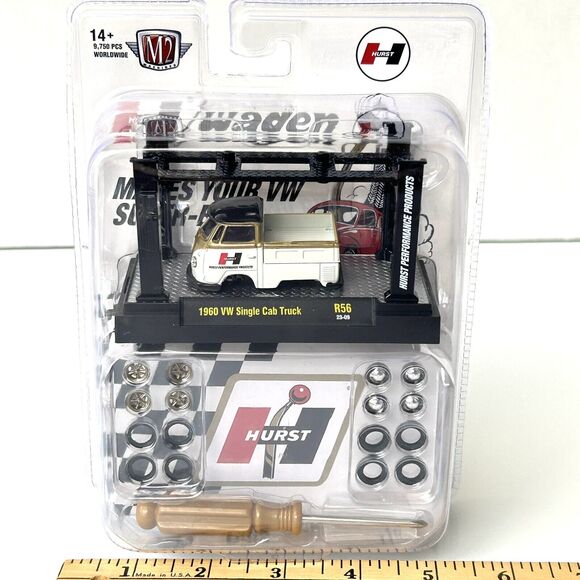 M2 Machines Model Kit 1960 VW SINGLE CAB TRUCK R56 1:64 Hurst Performance Toy - Picture 6 of 9